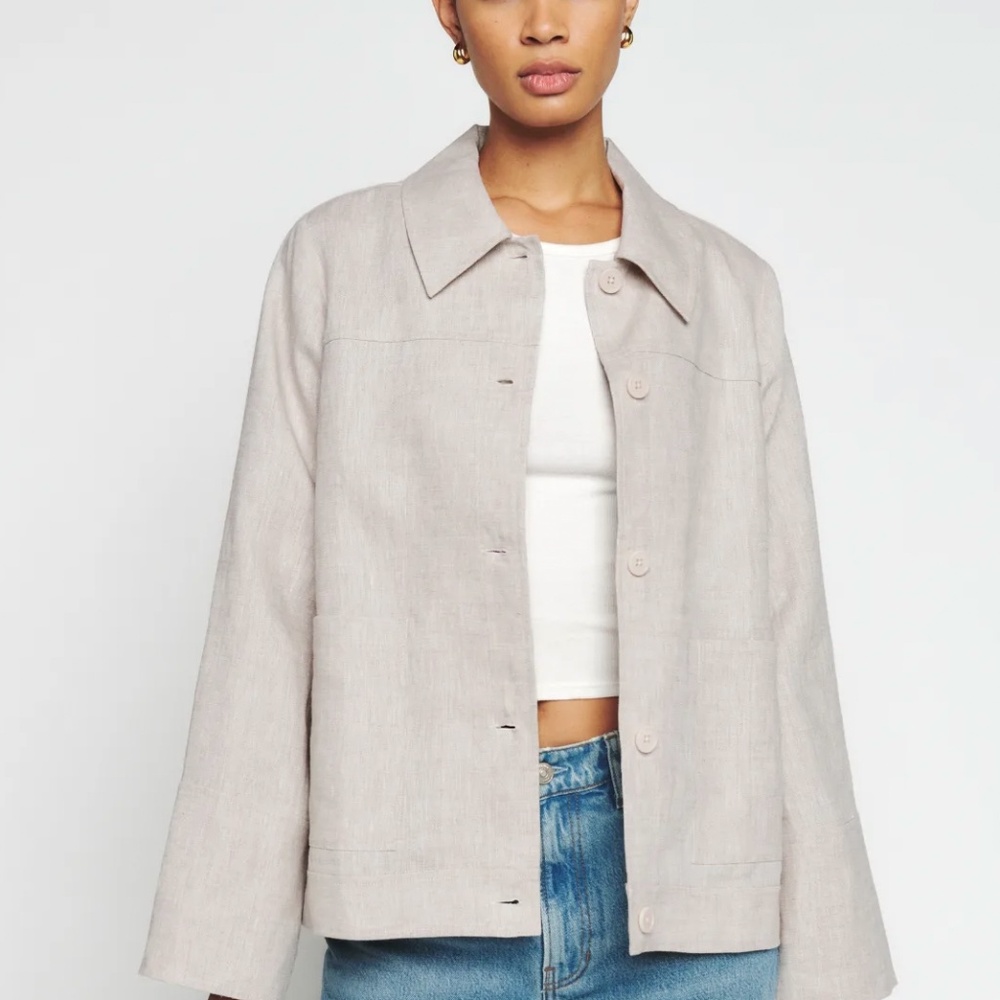 Reformation Christopher Linen Jacket - Picture 1 of 1